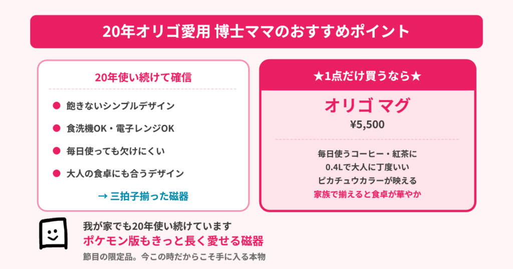 20年オリゴ愛用 博士ママのおすすめ