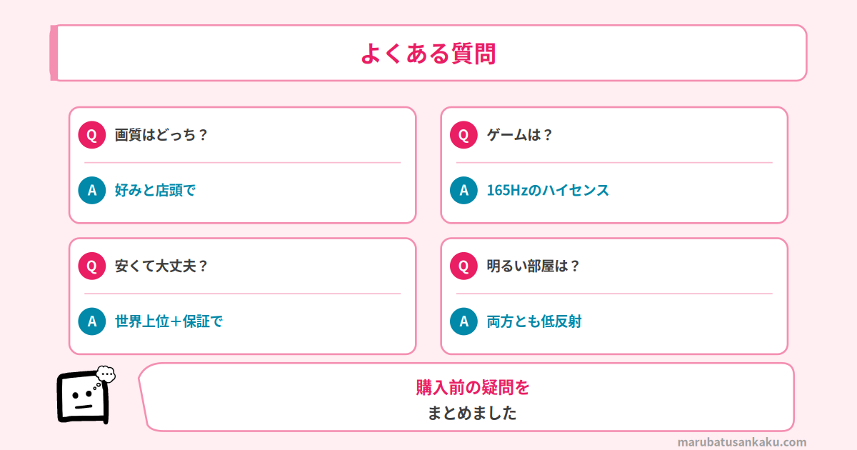 シャープとハイセンスのよくある質問