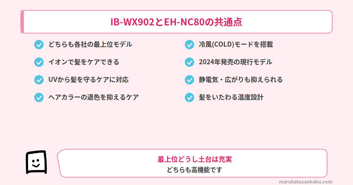 IB-WX902とEH-NC80の共通点