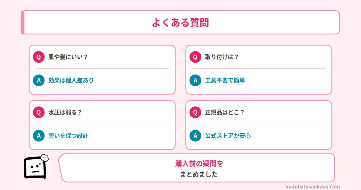 リファとマイトレックスのよくある質問