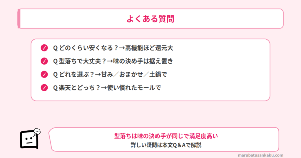 炊飯器プライムデー よくある質問