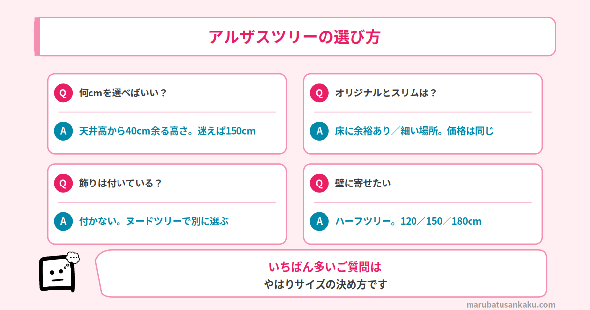 アルザスツリーのよくある質問