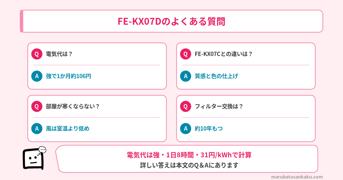 FE-KX07Dのよくある質問