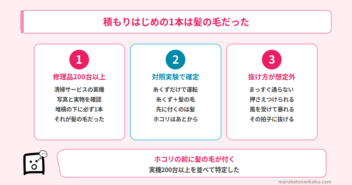 髪の毛が起点になる仕組み