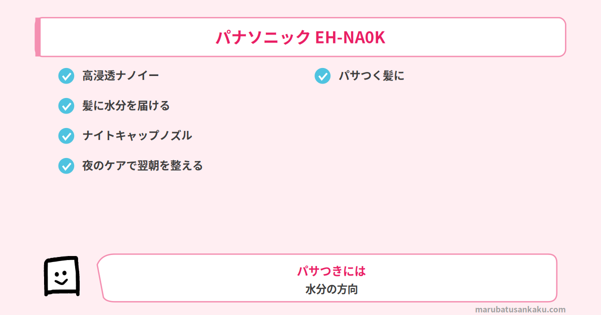パナソニック EH-NA0Kの特長