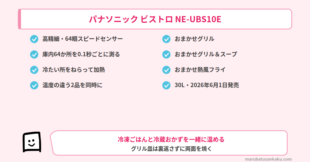 パナソニック ビストロ NE-UBS10E