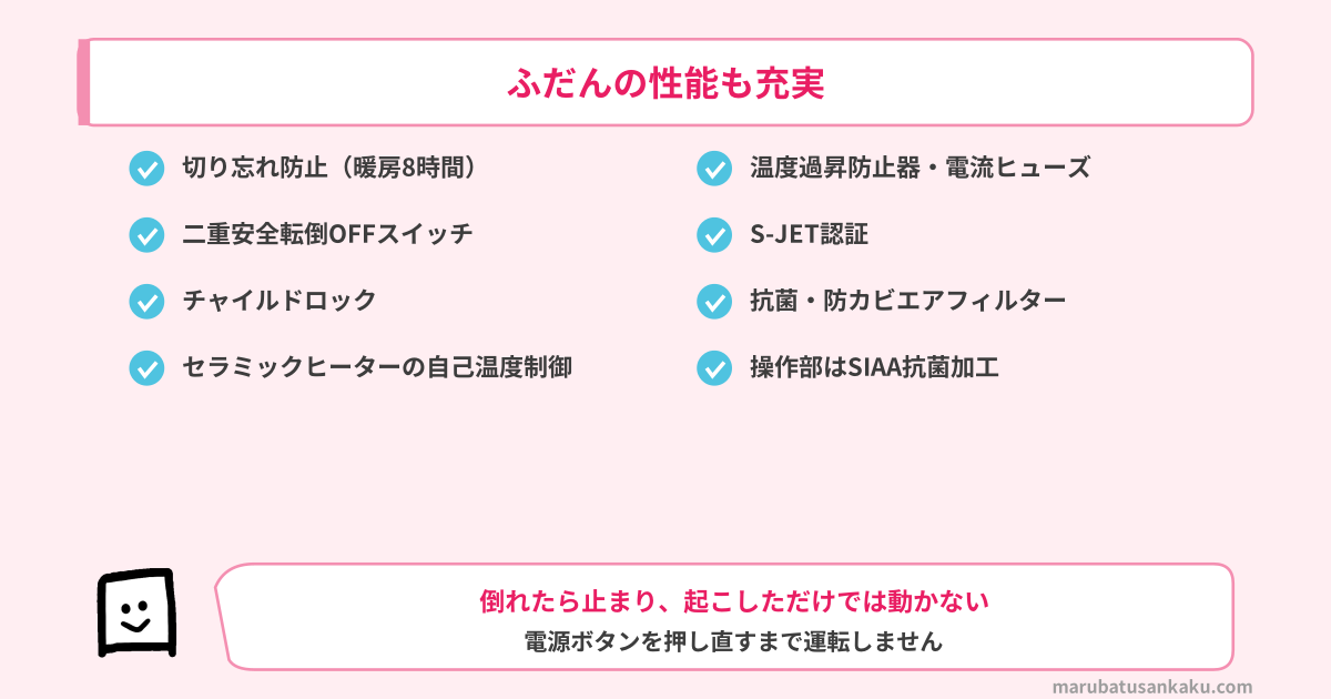 HX-TS1の安全設計と清潔設計