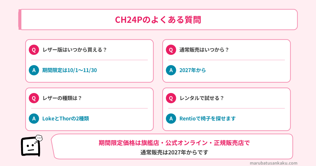 CH24Pのよくある質問
